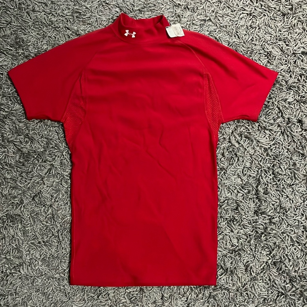 NWT Under Armour ColdGear Compression Short Sleeve Shirt - YM